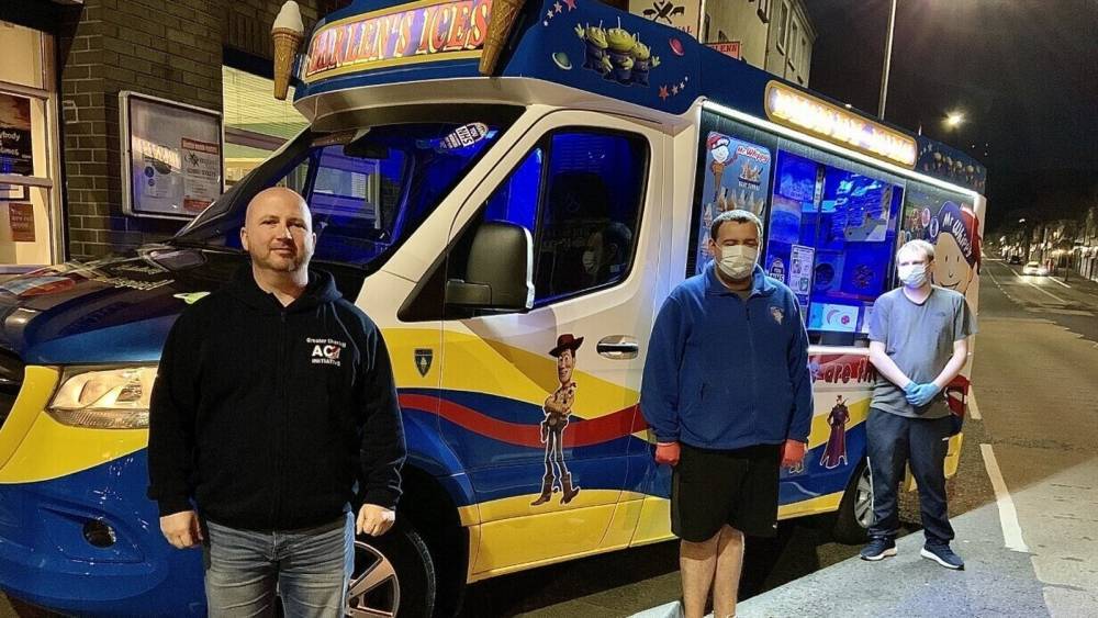 Ice cream van transformed in these challenging times - rte.ie