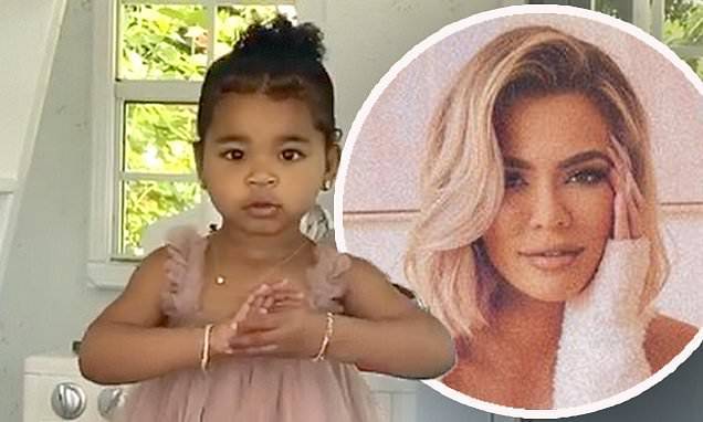 Khloe Kardashian - Tristan Thompson - Easter Sunday - True Thompson - Khloe Kardashian shares adorable video of daughter True in her dollhouse ahead of Easter birthday - dailymail.co.uk