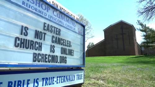 Coronavirus outbreak: U.S. churches sat empty on Easter as country under stay-at-home orders - globalnews.ca - Usa