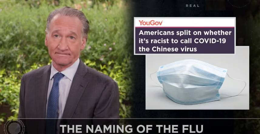 Bill Maher - Bill Maher Defends Calling Coronavirus ‘Chinese Virus’ - etcanada.com - China - Spain - Guinea