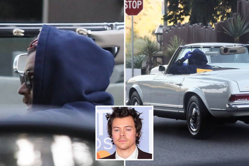 Harry Styles escapes California’s coronavirus lockdown in his classic Mercedes - thesun.co.uk - Usa - state California