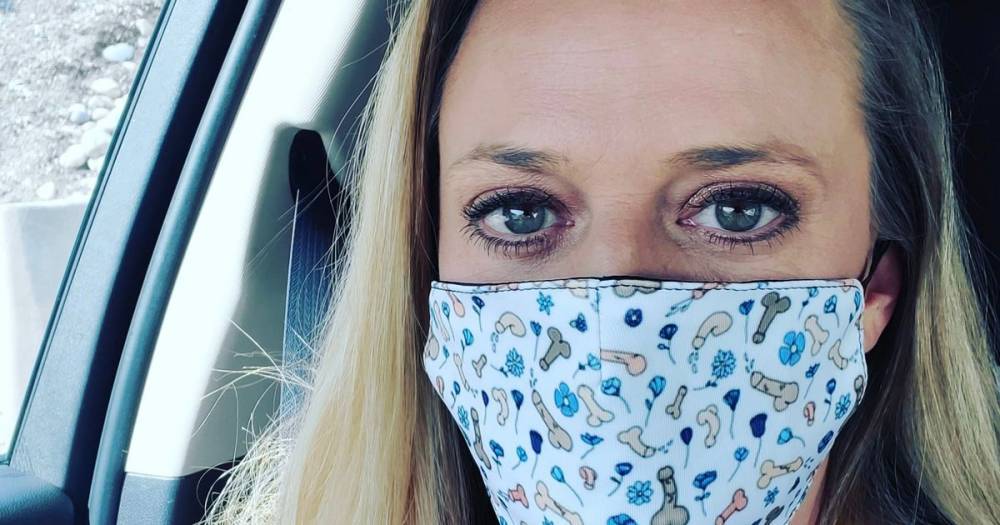 Woman uses penis face mask to make people 'back the f***k up' amid coronavirus - dailystar.co.uk
