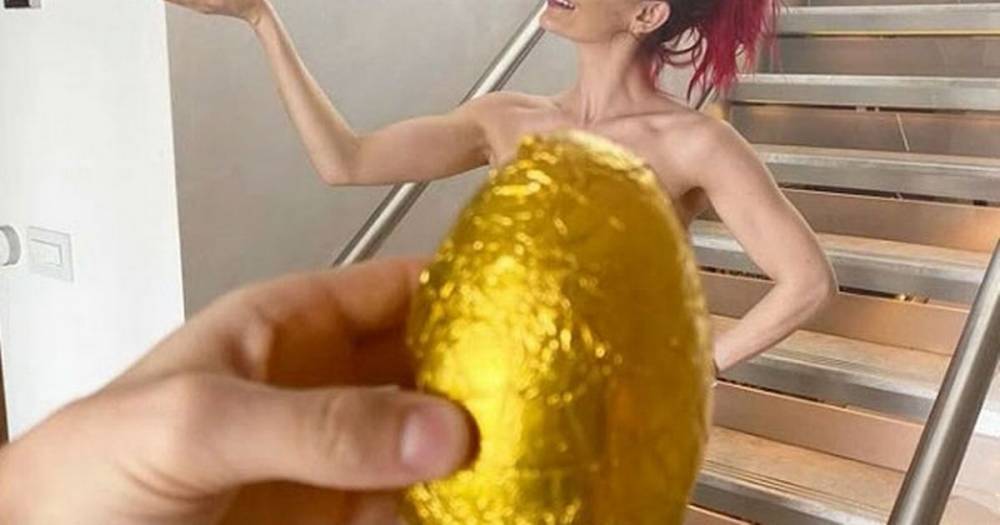 Dianne Buswell - Joe Sugg - Strictly's Dianne Buswell in 'naked' display as she wishes fans a happy Easter - dailystar.co.uk - Australia