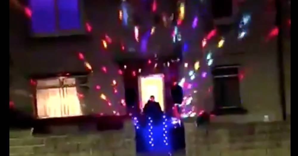 Scots DJ lights up West Lothian street with weekend dance party amid lockdown - dailyrecord.co.uk - Scotland