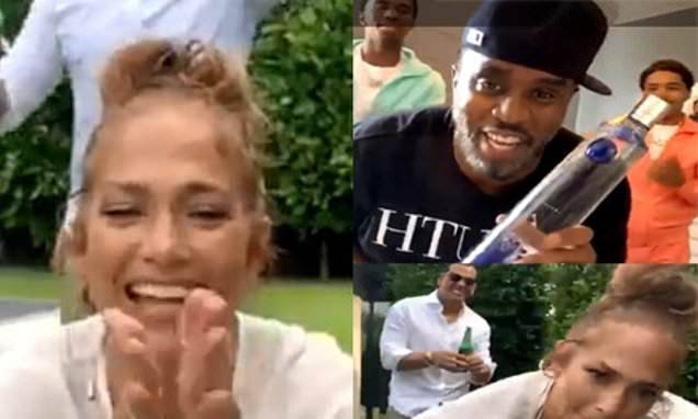 Jennifer Lopez - Alex Rodriguez - Easter Sunday - Jennifer Lopez reunites with ex Diddy for Instagram Dance-A-Thon two decades after dating - dailymail.co.uk - Los Angeles - city Los Angeles