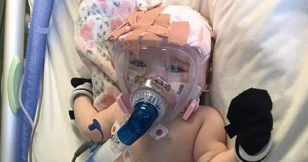 Brave six-month-old baby with heart problem now fighting coronavirus on oxygen machine - mirror.co.uk