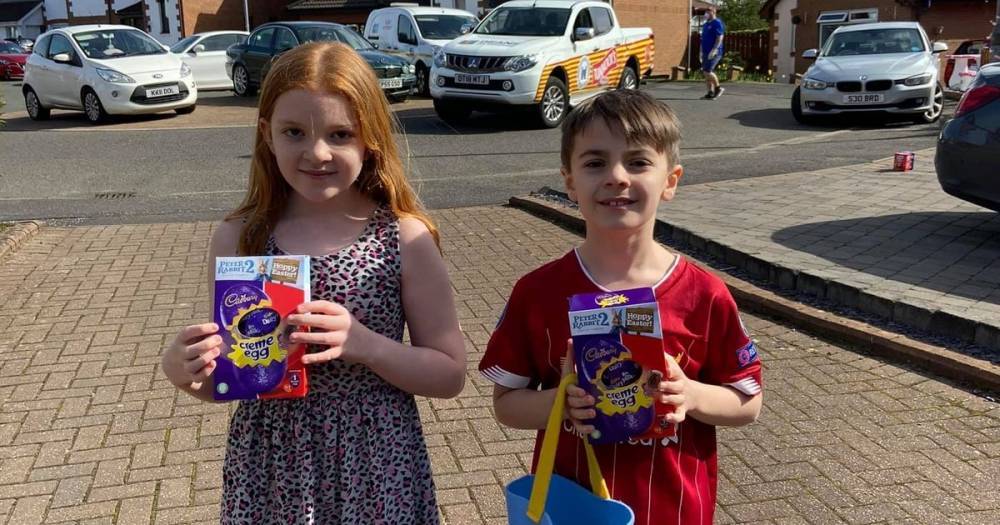 Easter Sunday - Covid-19 community group delivers Easter eggs to every child in Bothwell and Uddingston - dailyrecord.co.uk