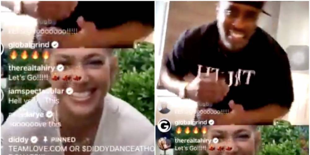 Good Morning, Here's J.Lo Dancing with Her Ex-Boyfriend Diddy on Instagram Live - cosmopolitan.com