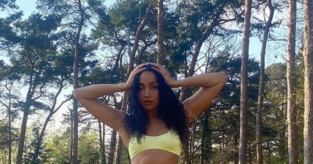 Leigh Anne Pinnock - Andre Gray - Little Mix babe Leigh-Anne Pinnock flaunts toned abs in barely-there bikini - dailystar.co.uk