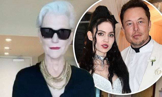 Elon Musk's mother Maye Musk posts a Grimes-scored clip for COVID-19 relief efforts - dailymail.co.uk