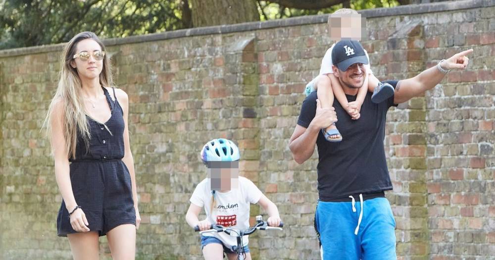 Peter Andre - Peter Andre enjoys family time with wife Emily and kids after revealing they 'kiss through windows' - ok.co.uk