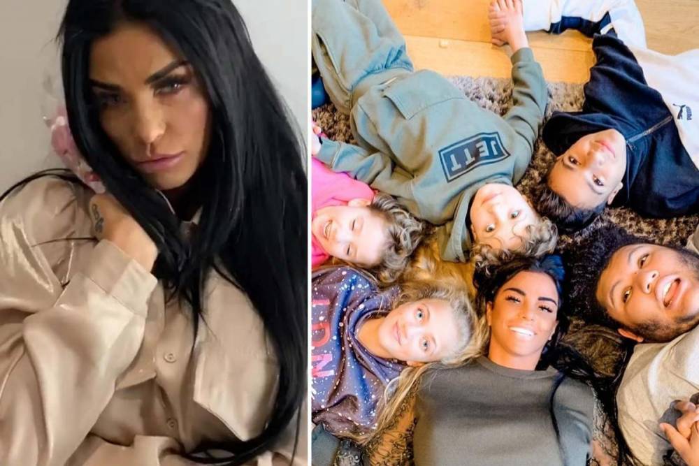 Katie Price - Peter Andre - Katie Price says she’s ‘struggling’ after not seeing four kids during lockdown as son Harvey has ‘high risk of dying’ - thesun.co.uk