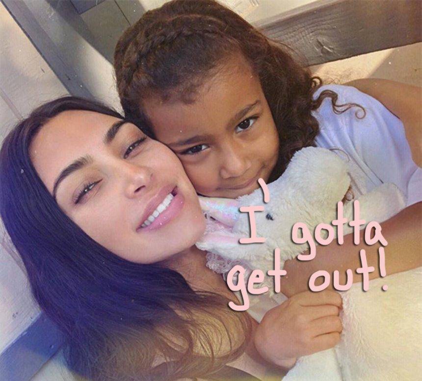 North West Hilariously Crashes Kim Kardashian’s Social Distancing PSA: ‘I Want Out!’ - perezhilton.com - state California