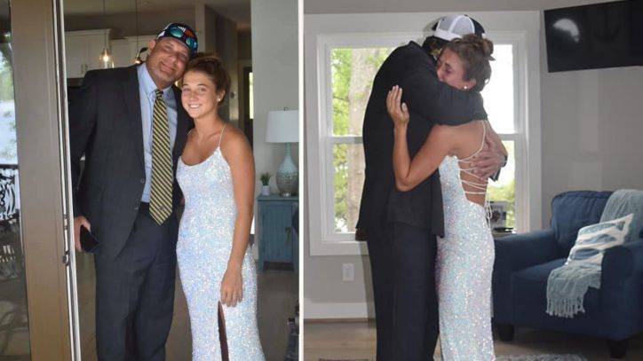 After her senior prom was canceled, Alabama father surprises daughter with 'one dance' at home - fox29.com - state Alabama - county Shelby