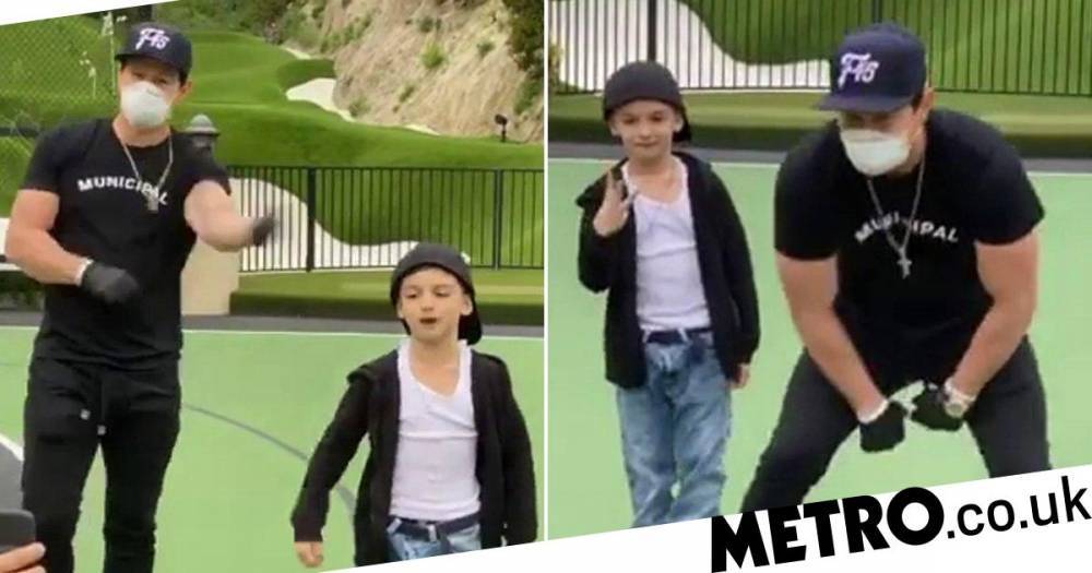 Mark Wahlberg - Mark Wahlberg’s son is just as much of a star as his dad as he shows off his dance moves - metro.co.uk