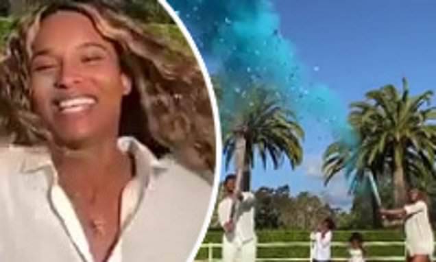 Russell Wilson - Ciara partakes in a joyous outdoor gender reveal with her husband and children - dailymail.co.uk