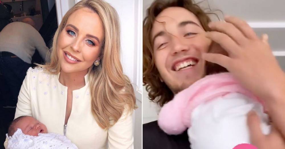 Lydia Bright - Lydia Bright shares adorable video of moment her brother met daughter Loretta for the first time - ok.co.uk