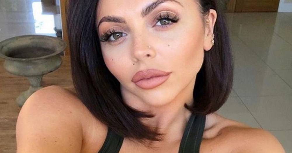 Chris Hughes - Jesy Nelson shows ex Chris Hughes what he's missing as curves escape tiny bra - dailystar.co.uk