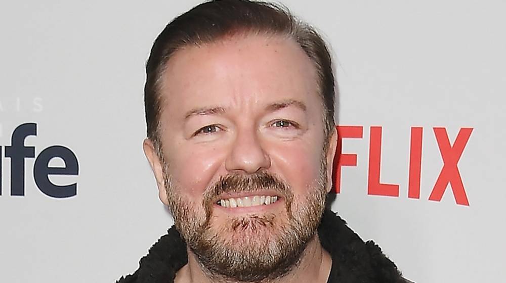 Ricky Gervais Slams Celebrities Complaining About Being Quarantined in Mansions with Swimming Pools - justjared.com