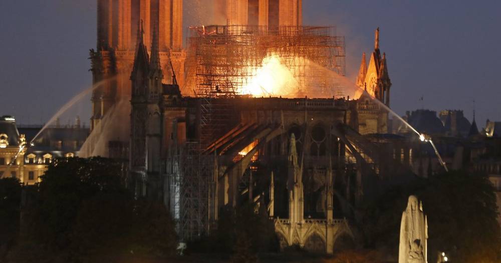 Notre-Dame facing new crisis with fears it could collapse as restoration halted - mirror.co.uk - France