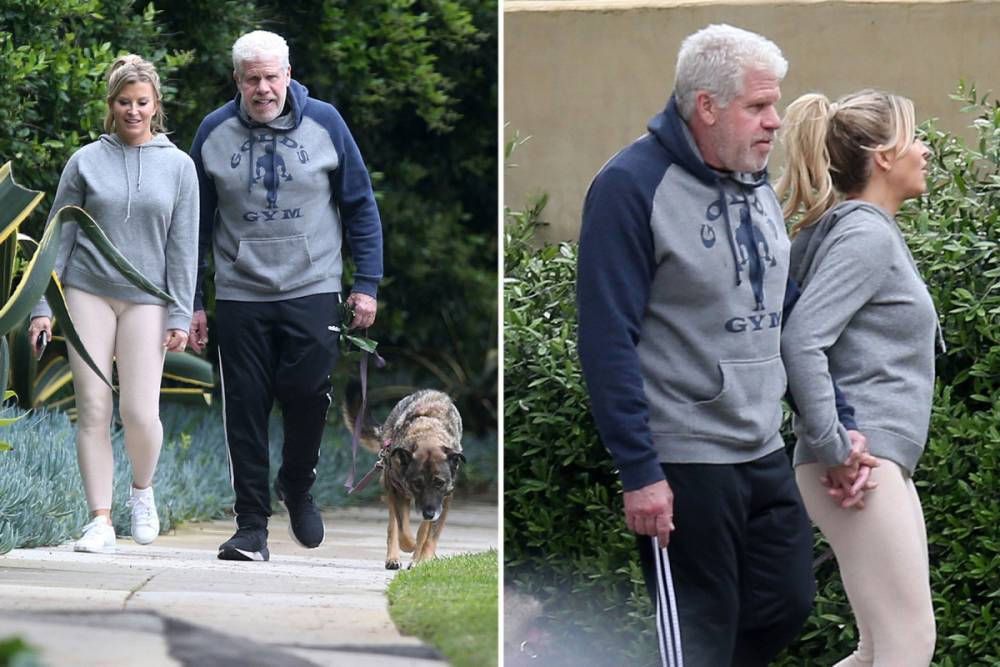 Ron Perlman, 70, holds hands with girlfriend Allison Dunbar, 47, after ditching wife for hot costar - thesun.co.uk - Los Angeles