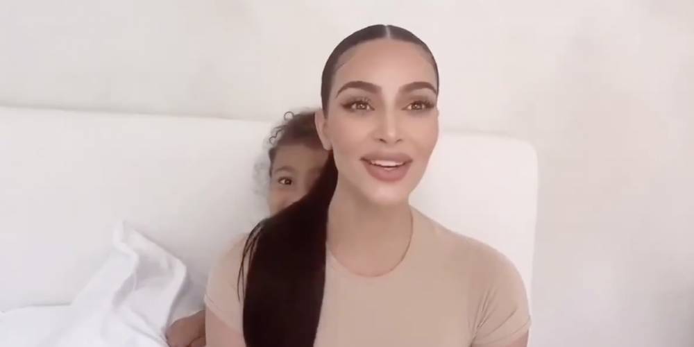 Kim Kardashian - North West Crashed and Roasted Kim Kardashian During Her Stay at Home PSA Video - elle.com - state California