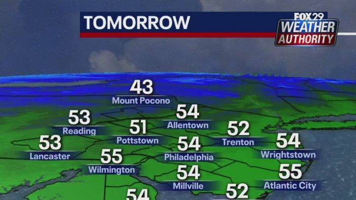 Kathy Orr - Weather Authority: AM showers with mild temperatures Wednesday - fox29.com