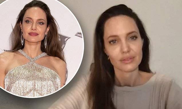 Angelina Jolie - Angelina Jolie implores people to 'check in with each other' and 'love each other' - dailymail.co.uk - state California - county Burke - county Harris