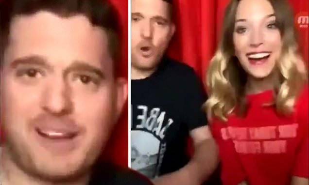 Michael Buble - Luisana Lopilato - Luisana Lopilato defends husband Michael Buble after new video of him elbowing her sparks outrage - dailymail.co.uk