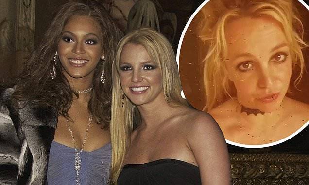 Britney Spears - Enrique Iglesias - Britney Spears says she's taking 'flawless' notes from Beyoncé as she blasts 'mean' trolls - dailymail.co.uk