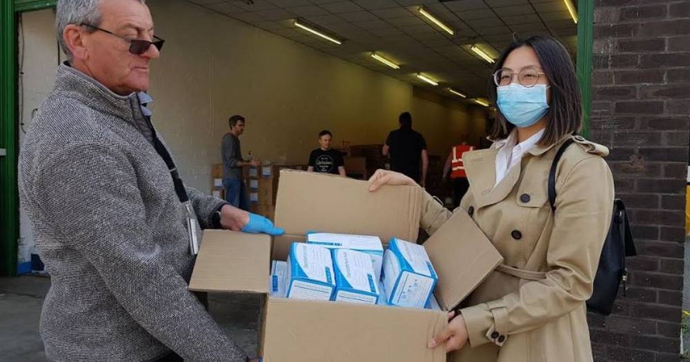 Moss Side - Thousands of protective face masks, gloves and aprons donated by Manchester's Chinese community to social care workers - manchestereveningnews.co.uk - China - city Wuhan