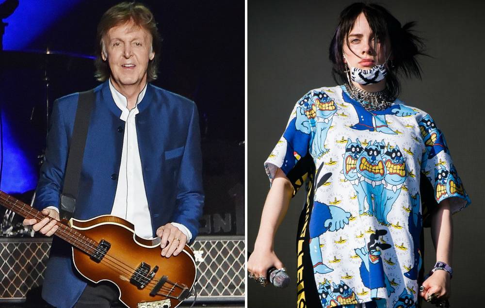 Billie Eilish - Paul Maccartney - Howard Stern - Paul McCartney praises “very special” Billie Eilish, but he “wouldn’t swap” recording in Abbey Road for a bedroom - nme.com