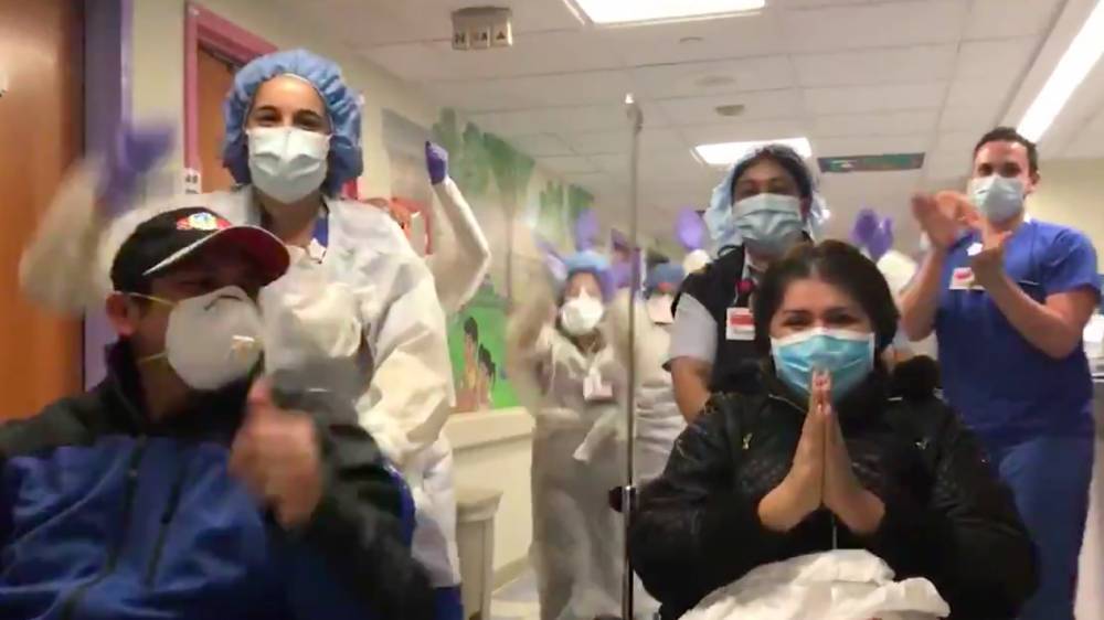 Watch Doctors and Nurses Dance to ‘Don’t Stop Believin' as Coronavirus Patients Leave the Hospital - glamour.com - New York - county Queens