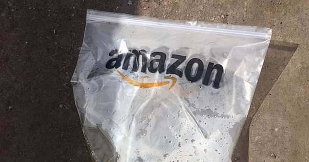 Mum fuming after Amazon driver 'leaves bag of urine' on her drive - dailystar.co.uk
