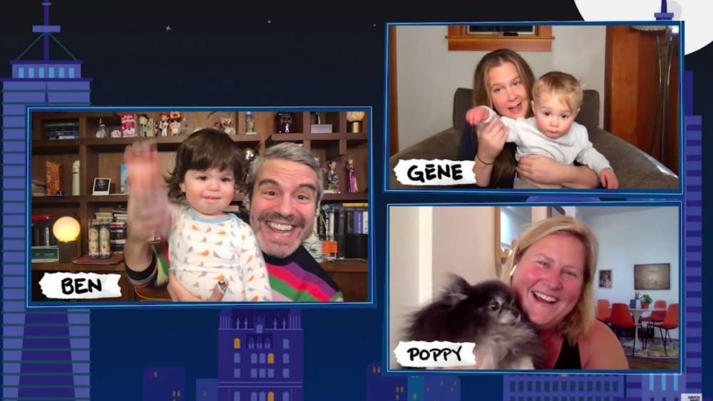 Watch Amy Schumer’s Son Gene and Andy Cohen’s Son Ben Say 'Hi' to Each Other in Quarantine - etonline.com
