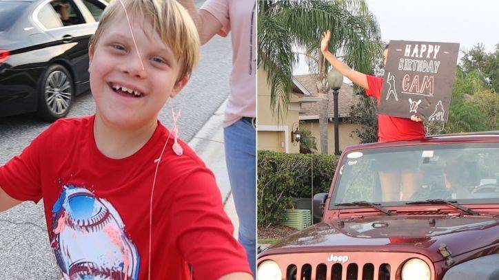 With a big smile on his face, Bradenton's boy birthday becomes extra special with surprise drive-by parade - fox29.com