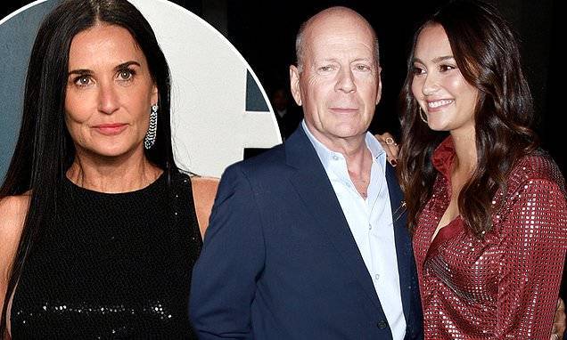 Bruce Willis - Emma Heming - Bruce Willis insider insists there are 'no issues' with wife... as he quarantines with ex Demi Moore - dailymail.co.uk