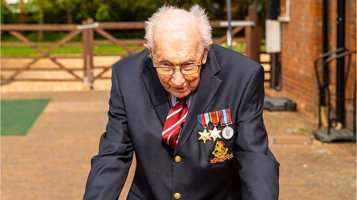 Tom Moore - WWII veteran, age 99, raises millions for UK health service - fox29.com - Britain - city Rio De Janeiro