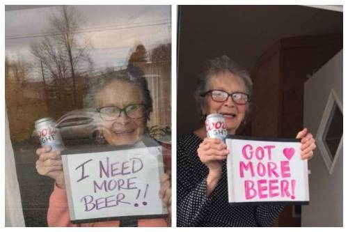 A 93-year-old woman got a massive Coors Light delivered to her door after viral plea for “more beer” - globalnews.ca - county Seminole - state Pennsylvania