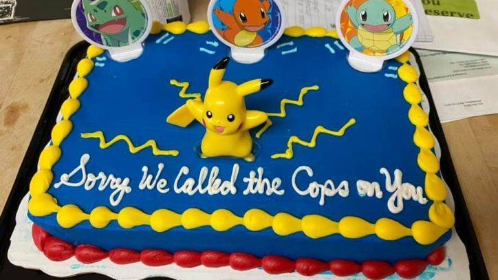 Neighbor sends Pokemon-themed apology cake after calling police on mom, daughter playing Pokemon Go - fox29.com - county Lake - state Minnesota