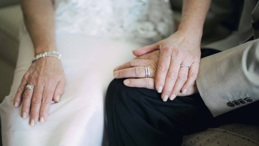 Good News - Grandparents Get Married on Zoom After Spring Wedding Is Canceled Due to Coronavirus - etonline.com