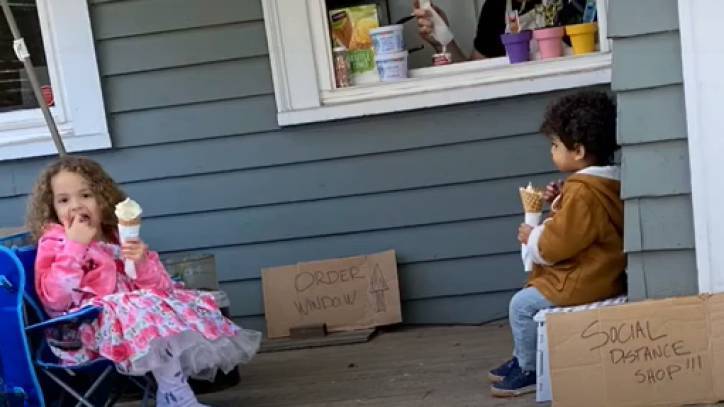 Parents create at-home ice cream store for kids during pandemic - fox29.com - city Seattle