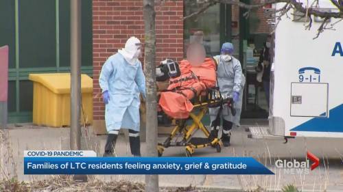 Catherine Macdonald - Coronavirus: Families of Toronto nursing home residents feeling anxiety, grief and gratitude - globalnews.ca