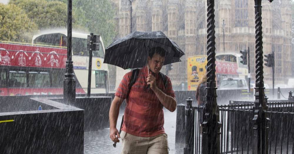 UK weather: Temperatures to plummet as rain sweeps in to force 'covidiots' indoors - dailystar.co.uk - Britain - Scotland