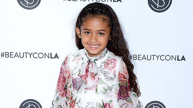 Nia Guzman - Joyce Hawkins - Royalty Brown, 5, Is So Grown Up Sipping Orange Juice From A Champagne Glass — Pic - hollywoodlife.com - state California