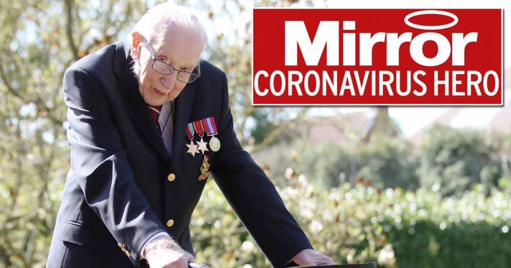 Matt Hancock - Tom Moore - Captain Tom Moore, 99, completes 100th lap of garden after raising £12m for NHS - mirror.co.uk