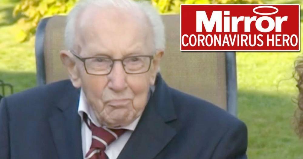 Tom Moore - Captain Tom, 99, gives UK inspiring message of hope after raising £12m for NHS - mirror.co.uk - Britain