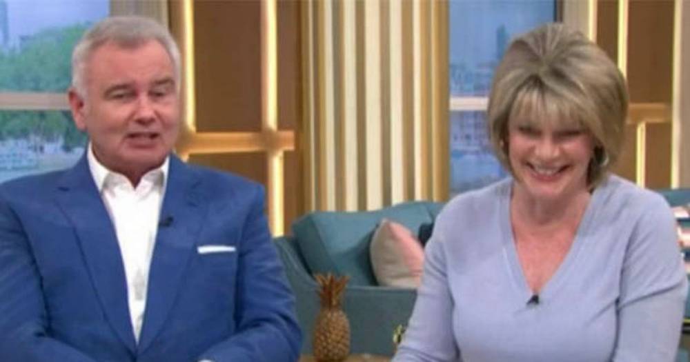 Holly Willoughby - Phillip Schofield - Ruth Langsford - Eamonn Holmes and Ruth Langsford talk 'banging away' in racy This Morning moment - dailystar.co.uk