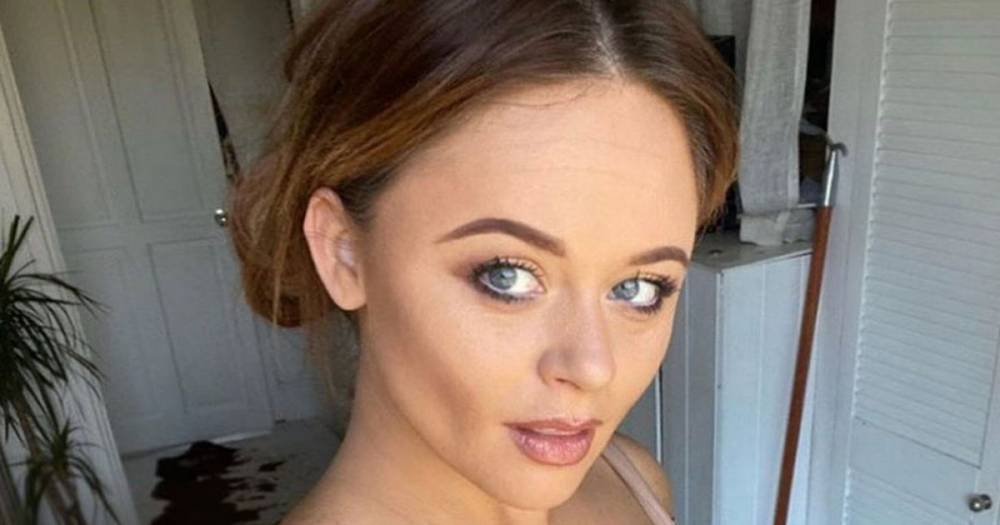 Emily Atack - Emily Atack unveils one stone weight loss after flaunting curves in racy bedroom snap - dailystar.co.uk - China - Britain