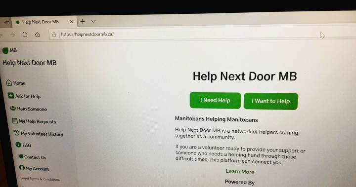 Coronavirus: Help Next Door site sees thousands of users asking for, offering help - globalnews.ca